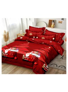   Vianočná obojstranná posteľná bielizeň MarketVarna, 6 dielov - Model V10923