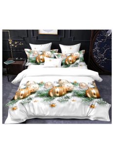   Vianočná obojstranná posteľná bielizeň MarketVarna, 6 dielov - Model V10924
