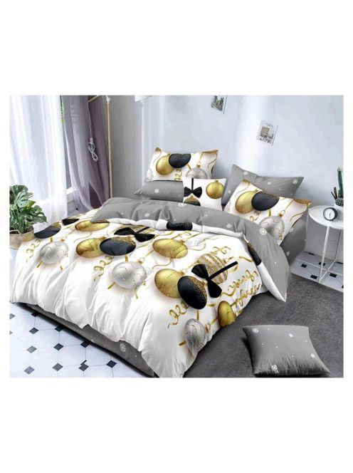 Vianočná obojstranná posteľná bielizeň MarketVarna, 6 dielov - Model V10926